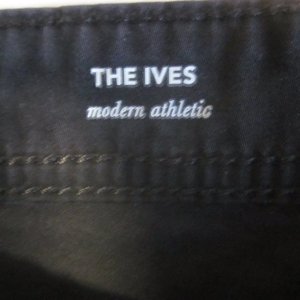 Mens Size 30 AG Adriano Goldschmied The Ives Modern Athletic Black Ankle Jeans